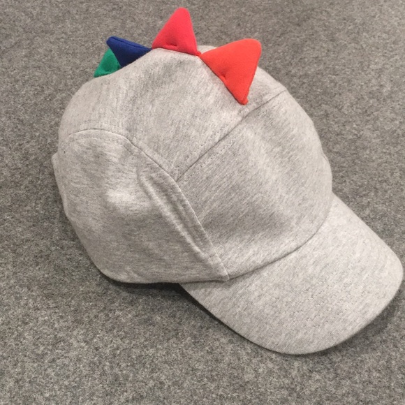 Gymboree Other - 👍 2/$10 - Gymboree Boys Sz 10/12 Dinosaur Spiked Hat Baseball Cap 100% Cotton